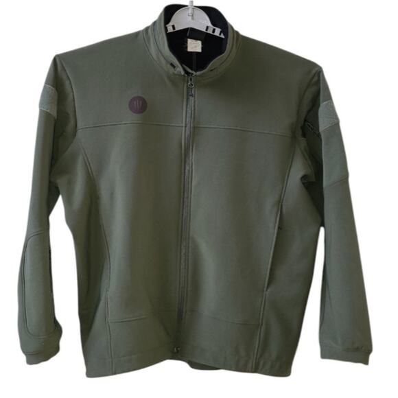 Wild Things Tactical Soft Shell Jacket Hood Fleece Lined Men Size L Techwear USA - Picture 1 of 13
